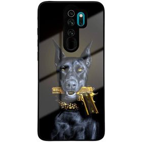 Printify Xiaomi Redmi Note 8 Pro İle Uyumlu Cam Kapak Silikon Cep Telefonu Kılıfı
