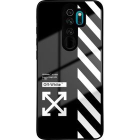 Printify Xiaomi Redmi Note 8 Pro İle Uyumlu Cam Kapak Silikon Cep Telefonu Kılıfı