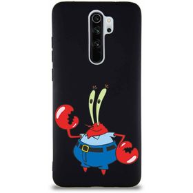 PrintiFy Xiaomi Redmi Note 8 Pro Soft Premier Kapak Bay Yengeç Tasarımlı Silikon Cep Telefonu Kılıfı
