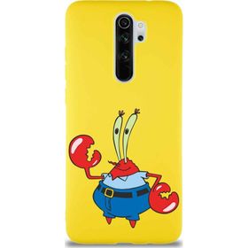 PrintiFy Xiaomi Redmi Note 8 Pro Soft Premier Kapak Bay Yengeç Tasarımlı Silikon Cep Telefonu Kılıfı