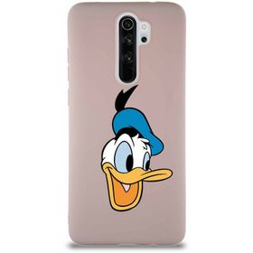 Printify Xiaomi Redmi Note 8 Pro Soft Premier Kapak Donald Duck-A Tasarımlı Silikon Cep Telefonu Kılıfı