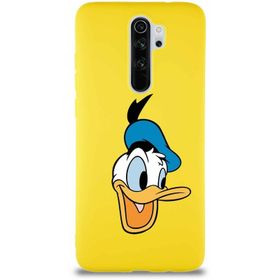 Printify Xiaomi Redmi Note 8 Pro Soft Premier Kapak Donald Duck-A Tasarımlı Silikon Cep Telefonu Kılıfı