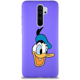 Printify Xiaomi Redmi Note 8 Pro Soft Premier Kapak Donald Duck-A Tasarımlı Silikon Cep Telefonu Kılıfı