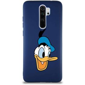 Printify Xiaomi Redmi Note 8 Pro Soft Premier Kapak Donald Duck-A Tasarımlı Silikon Cep Telefonu Kılıfı