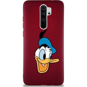 Printify Xiaomi Redmi Note 8 Pro Soft Premier Kapak Donald Duck-A Tasarımlı Silikon Cep Telefonu Kılıfı