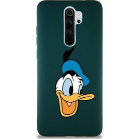 Printify Xiaomi Redmi Note 8 Pro Soft Premier Kapak Donald Duck-A Tasarımlı Silikon Cep Telefonu Kılıfı