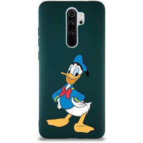 Printify Xiaomi Redmi Note 8 Pro Soft Premier Kapak Donald Duck-C Tasarımlı Silikon Cep Telefonu Kılıfı
