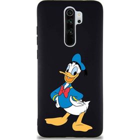 Printify Xiaomi Redmi Note 8 Pro Soft Premier Kapak Donald Duck-C Tasarımlı Silikon Cep Telefonu Kılıfı