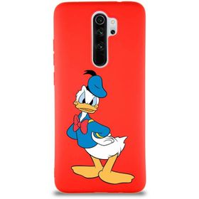 Printify Xiaomi Redmi Note 8 Pro Soft Premier Kapak Donald Duck-D Tasarımlı Silikon Cep Telefonu Kılıfı