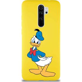 Printify Xiaomi Redmi Note 8 Pro Soft Premier Kapak Donald Duck-D Tasarımlı Silikon Cep Telefonu Kılıfı