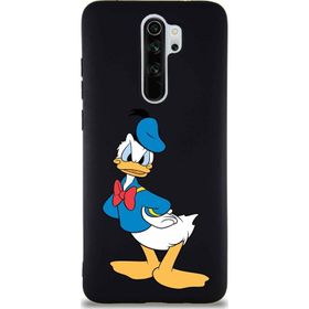 Printify Xiaomi Redmi Note 8 Pro Soft Premier Kapak Donald Duck-D Tasarımlı Silikon Cep Telefonu Kılıfı