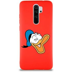 Printify Xiaomi Redmi Note 8 Pro Soft Premier Kapak Donald Duck-E Tasarımlı Silikon Cep Telefonu Kılıfı