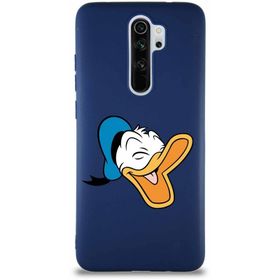 Printify Xiaomi Redmi Note 8 Pro Soft Premier Kapak Donald Duck-E Tasarımlı Silikon Cep Telefonu Kılıfı