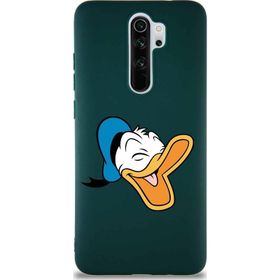 Printify Xiaomi Redmi Note 8 Pro Soft Premier Kapak Donald Duck-E Tasarımlı Silikon Cep Telefonu Kılıfı