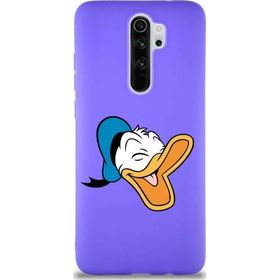 Printify Xiaomi Redmi Note 8 Pro Soft Premier Kapak Donald Duck-E Tasarımlı Silikon Cep Telefonu Kılıfı