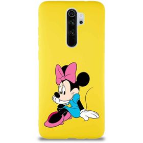 Printify Xiaomi Redmi Note 8 Pro Soft Premier Kapak Minnie Mouse-E Tasarımlı Silikon Cep Telefonu Kılıfı