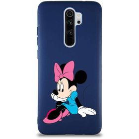 Printify Xiaomi Redmi Note 8 Pro Soft Premier Kapak Minnie Mouse-E Tasarımlı Silikon Cep Telefonu Kılıfı