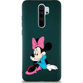 Printify Xiaomi Redmi Note 8 Pro Soft Premier Kapak Minnie Mouse-E Tasarımlı Silikon Cep Telefonu Kılıfı