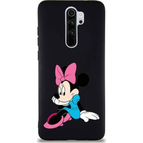 Printify Xiaomi Redmi Note 8 Pro Soft Premier Kapak Minnie Mouse-E Tasarımlı Silikon Cep Telefonu Kılıfı