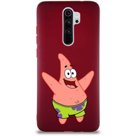 PrintiFy Xiaomi Redmi Note 8 Pro Soft Premier Kapak Patrick Yıldız Tasarımlı Silikon Cep Telefonu Kılıfı