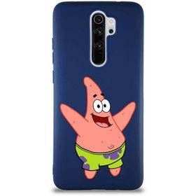 PrintiFy Xiaomi Redmi Note 8 Pro Soft Premier Kapak Patrick Yıldız Tasarımlı Silikon Cep Telefonu Kılıfı