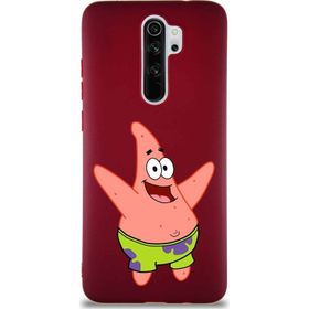 PrintiFy Xiaomi Redmi Note 8 Pro Soft Premier Kapak Patrick Yıldız Tasarımlı Silikon Cep Telefonu Kılıfı
