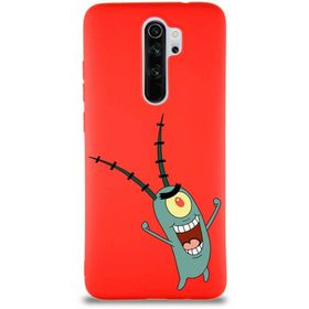 PrintiFy Xiaomi Redmi Note 8 Pro Soft Premier Kapak Plankton Tasarımlı Silikon Cep Telefonu Kılıfı