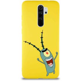 PrintiFy Xiaomi Redmi Note 8 Pro Soft Premier Kapak Plankton Tasarımlı Silikon Cep Telefonu Kılıfı