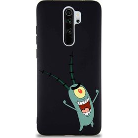 PrintiFy Xiaomi Redmi Note 8 Pro Soft Premier Kapak Plankton Tasarımlı Silikon Cep Telefonu Kılıfı
