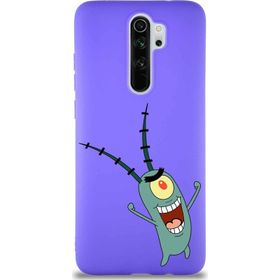 PrintiFy Xiaomi Redmi Note 8 Pro Soft Premier Kapak Plankton Tasarımlı Silikon Cep Telefonu Kılıfı