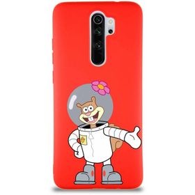 PrintiFy Xiaomi Redmi Note 8 Pro Soft Premier Kapak Sandy Tasarımlı Silikon Cep Telefonu Kılıfı