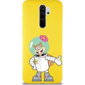 PrintiFy Xiaomi Redmi Note 8 Pro Soft Premier Kapak Sandy Tasarımlı Silikon Cep Telefonu Kılıfı