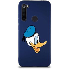 Printify Xiaomi Redmi Note 8 Soft Premier Kapak Donald Duck-F Tasarımlı Silikon Cep Telefonu Kılıfı