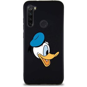 Printify Xiaomi Redmi Note 8 Soft Premier Kapak Donald Duck-F Tasarımlı Silikon Cep Telefonu Kılıfı