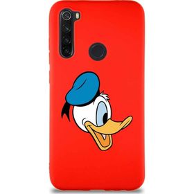 Printify Xiaomi Redmi Note 8 Soft Premier Kapak Donald Duck-F Tasarımlı Silikon Cep Telefonu Kılıfı