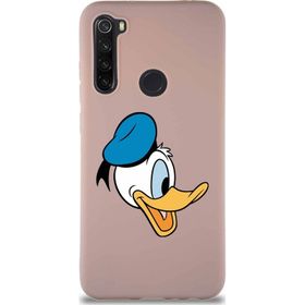 Printify Xiaomi Redmi Note 8 Soft Premier Kapak Donald Duck-F Tasarımlı Silikon Cep Telefonu Kılıfı