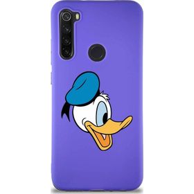 Printify Xiaomi Redmi Note 8 Soft Premier Kapak Donald Duck-F Tasarımlı Silikon Cep Telefonu Kılıfı