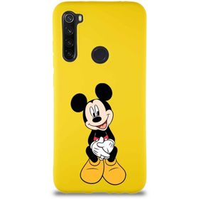 Printify Xiaomi Redmi Note 8 Soft Premier Kapak Mickey Mouse-A Tasarımlı Silikon Cep Telefonu Kılıfı