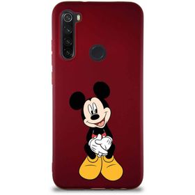 Printify Xiaomi Redmi Note 8 Soft Premier Kapak Mickey Mouse-A Tasarımlı Silikon Cep Telefonu Kılıfı