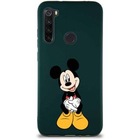 Printify Xiaomi Redmi Note 8 Soft Premier Kapak Mickey Mouse-A Tasarımlı Silikon Cep Telefonu Kılıfı