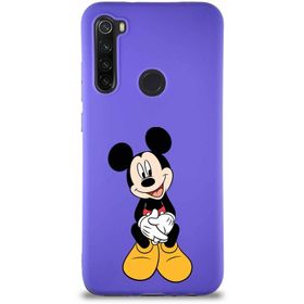 Printify Xiaomi Redmi Note 8 Soft Premier Kapak Mickey Mouse-A Tasarımlı Silikon Cep Telefonu Kılıfı