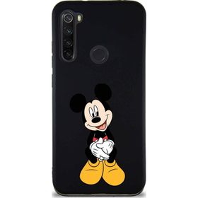 Printify Xiaomi Redmi Note 8 Soft Premier Kapak Mickey Mouse-A Tasarımlı Silikon Cep Telefonu Kılıfı