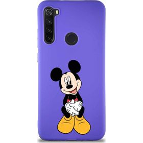 Printify Xiaomi Redmi Note 8 Soft Premier Kapak Mickey Mouse-A Tasarımlı Silikon Cep Telefonu Kılıfı
