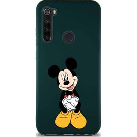 Printify Xiaomi Redmi Note 8 Soft Premier Kapak Mickey Mouse-A Tasarımlı Silikon Cep Telefonu Kılıfı