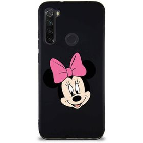 Printify Xiaomi Redmi Note 8 Soft Premier Kapak Minnie Mouse-C Tasarımlı Silikon Cep Telefonu Kılıfı