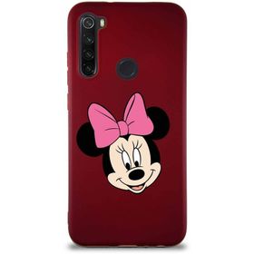 Printify Xiaomi Redmi Note 8 Soft Premier Kapak Minnie Mouse-C Tasarımlı Silikon Cep Telefonu Kılıfı