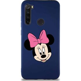 Printify Xiaomi Redmi Note 8 Soft Premier Kapak Minnie Mouse-C Tasarımlı Silikon Cep Telefonu Kılıfı