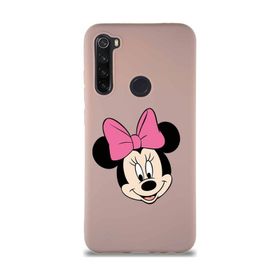 Printify Xiaomi Redmi Note 8 Soft Premier Kapak Minnie Mouse-C Tasarımlı Silikon Cep Telefonu Kılıfı