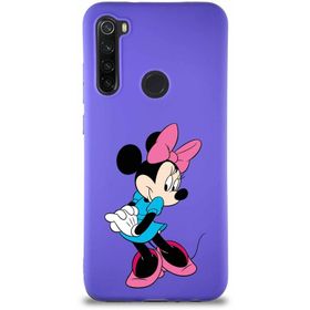 Printify Xiaomi Redmi Note 8 Soft Premier Kapak Minnie Mouse-F Tasarımlı Silikon Cep Telefonu Kılıfı