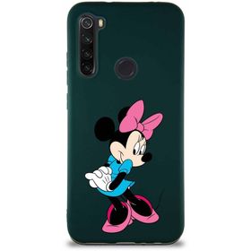 Printify Xiaomi Redmi Note 8 Soft Premier Kapak Minnie Mouse-F Tasarımlı Silikon Cep Telefonu Kılıfı